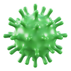Virus 3d illustration