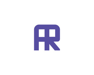 Fototapeta premium AR LOGO DESIGN VECTOR TEMPLATE