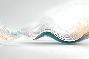 White wave modern soft luxury texture with geometric abstraction. Abstract dynamic background.