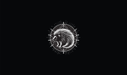 porcupine logo, porcupine design, 
