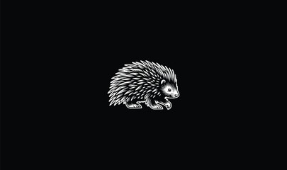 porcupine logo porcupine design logo
