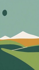 Wallpaper Minimalist with Space for Text, Suitable for smartphone wallpaper or background for writing quotes