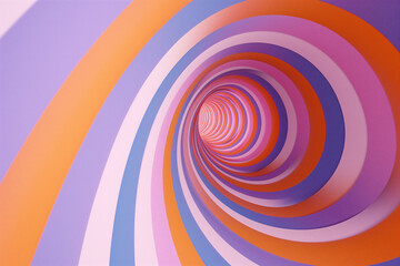 a striped abstract  tunnel with distorted lines mesmerizing spiral vortex illusion with modern and clean aesthetic