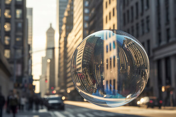 Housing market bubble in the city