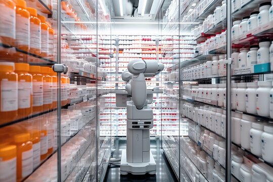 Pharmacy robotic dispensing system