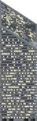 Facade view of moden building at night - skyscraper