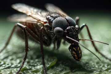 Macro Photography of Mosquitoes, Nature's Microscopic Wonders, world malaria day