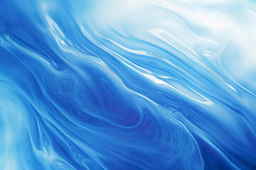 Abstract fluid banner background with blue color.
