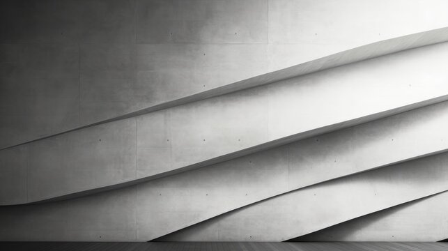 Contemporary concrete canvas: abstract modern architecture background with textured wall
