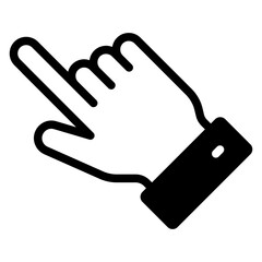 pointing hand gesture