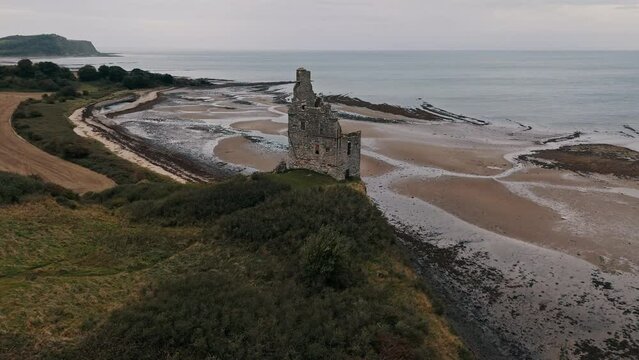Greenan castle ruins