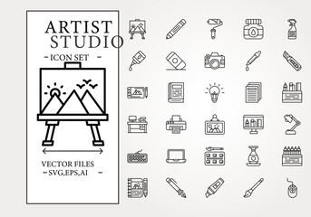 Artist Studio Set File