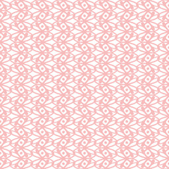 Romantic pink geometric abstract vector  seamless pattern.  Background for decor, textile,  fabric, cards, banners, icons, posters, wrapping paper.