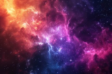 Fototapeta premium Fantastic space backdrop