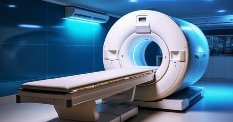 CT Scanner. Computed tomography isolated. Scan room background