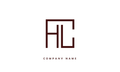 AC, CA, A, C Abstract Letters Logo Monogram