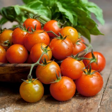Datterino tomatoes, cherry tomatoes in bunch