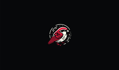sparrow logo design, bird logo