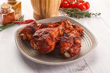 Indian tandoori turkey shoulder wing