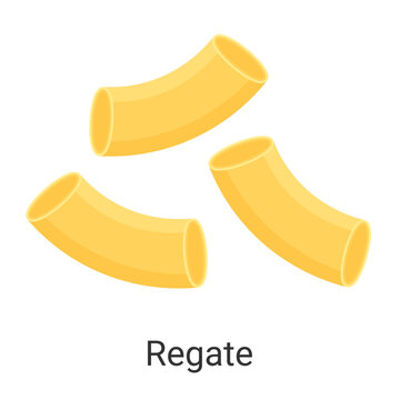 Regate. Restaurant regate. For menu design, packaging. Vector illustration