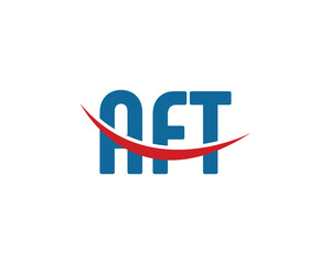 Fototapeta premium AFT LOGO DESIGN VECTOR TEMPLATE