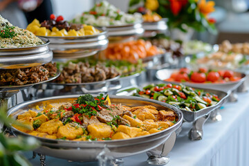 Catering a Wedding Buffet for Unforgettable Events - Delighting Guests with Exquisite Wedding Reception Buffet Food