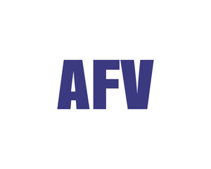 AFV LOGO DESIGN VECTOR TEMPLATE