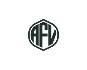 AFV LOGO DESIGN VECTOR TEMPLATE