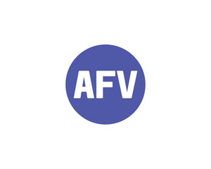 AFV LOGO DESIGN VECTOR TEMPLATE