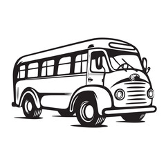 School  in cartoon, doodle style. Isolated 2d vector illustration in logo, icon, sketch style, Eps 10, black and white. AI Generative