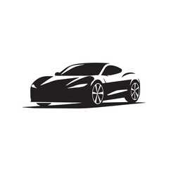 Electric car in cartoon, doodle style. Isolated 2d vector illustration in logo, icon, sketch style, Eps 10. AI Generative
