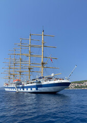 luxury yacht in the sea