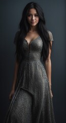 Fototapeta premium woman in dress