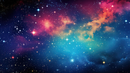 Obraz premium background with stars. Generative Ai