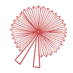 chinese new year_lunar new year_chinese round fan _doodle