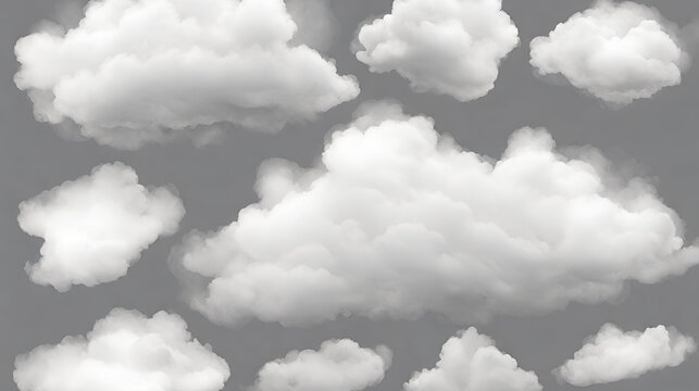 Dark and Dramatic: Black Clouds PNG for Unique Backgrounds and Designs