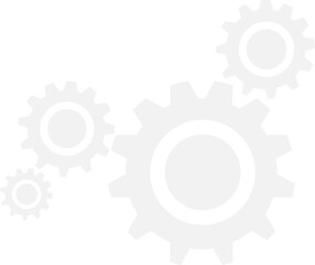 Gear icon illustration.
