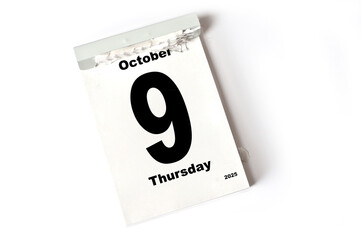 9 . October 2025
