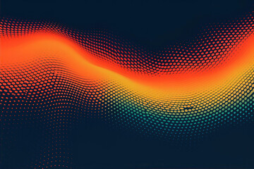 Abstract background with dynamic waves. Futuristic technology style.