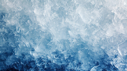 Obraz premium frozen water background