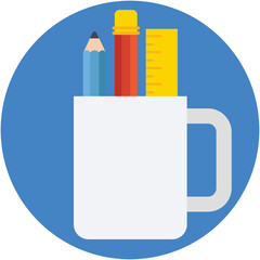 Pencil Case Vector Icon
