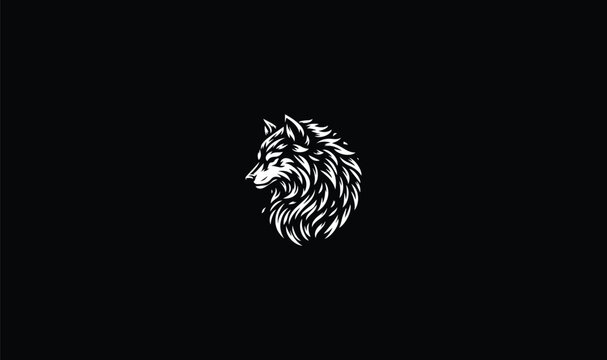 wolf face design, wolf, face, wolf logo