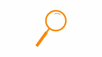 Search Icon Vector Fat Design Editable Stroke. 