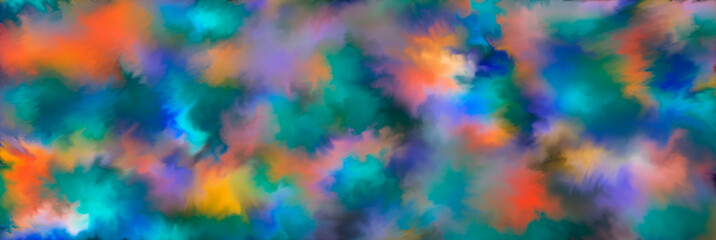 Fototapeta na wymiar Abstract clouds. Modern futuristic pattern. Multicolor dynamic background. Colored fluid explosion. abstract clouds design for poster. 3d rendering