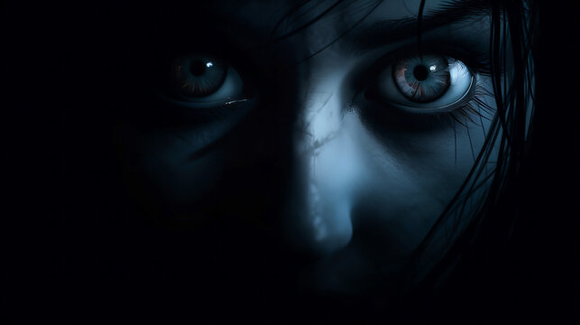 Eyes of the Abyss. Portrait in the Realm of Horror