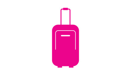 travel bag icon. travel, tourism, journey and luggage symbol. isolated vector image in simple style