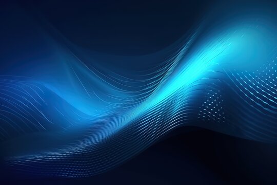 Abstract blue light and shade creative background