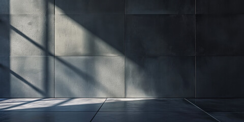 grey stone wall with shadow