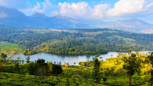 Beautiful landscape of Kerela