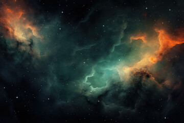 Fototapeta premium Colourful galaxy sky, galactic background